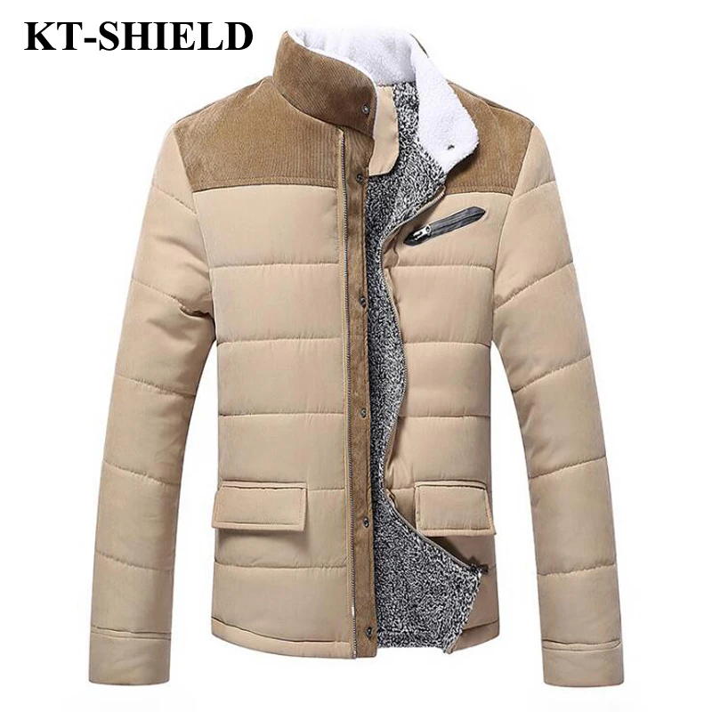 High quality Winter Parkas Men Jacket Thicken Warm Wool Outerwear Coats For Men Down Cotton Casual Jacket Male Chaqueta Hombre