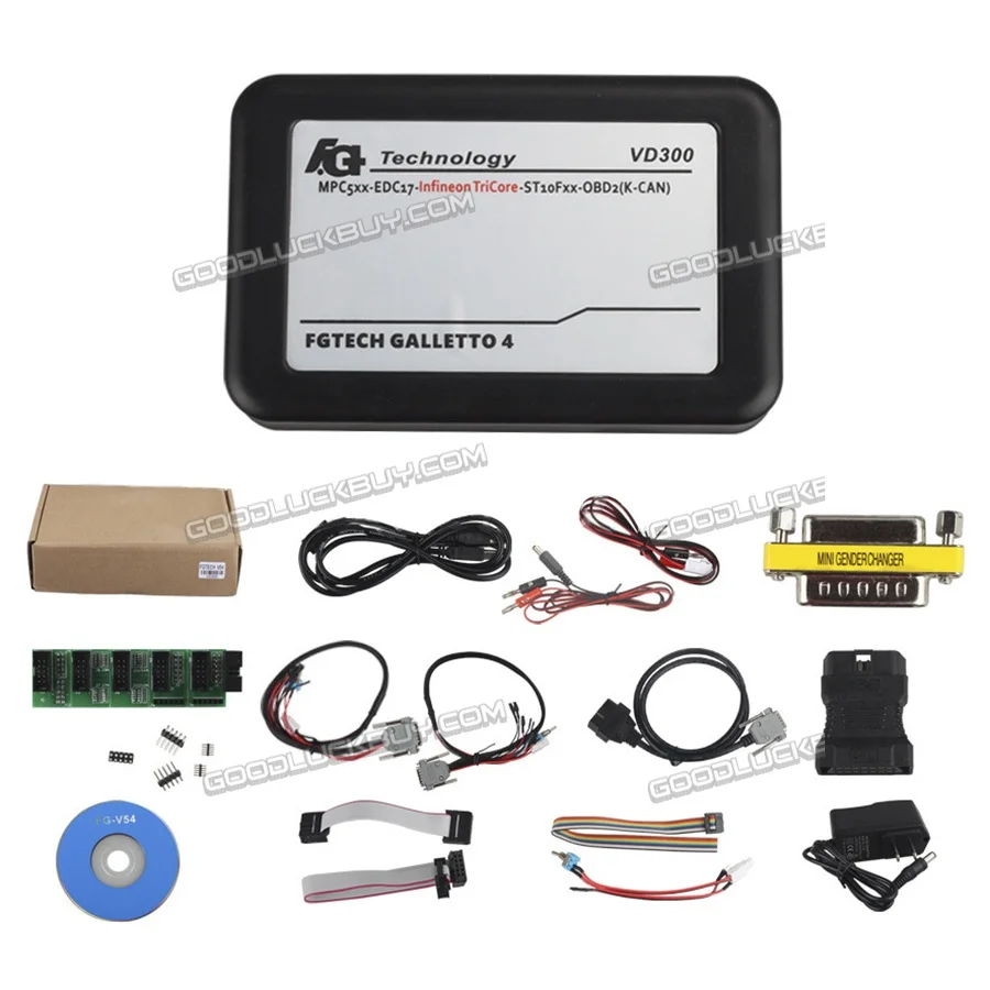 

VD300 V54 FGTech Galletto 4 Master BDM-TriCore-OBD FG Tech ECU Programmer