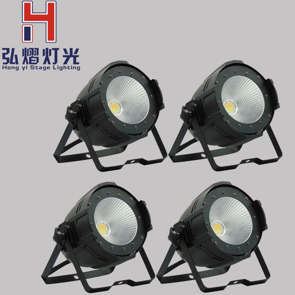 (4PCS) Outdoor 100 COB Par cool white and warm white Stage Lighting Effect KTV Club Disco Led Par Light