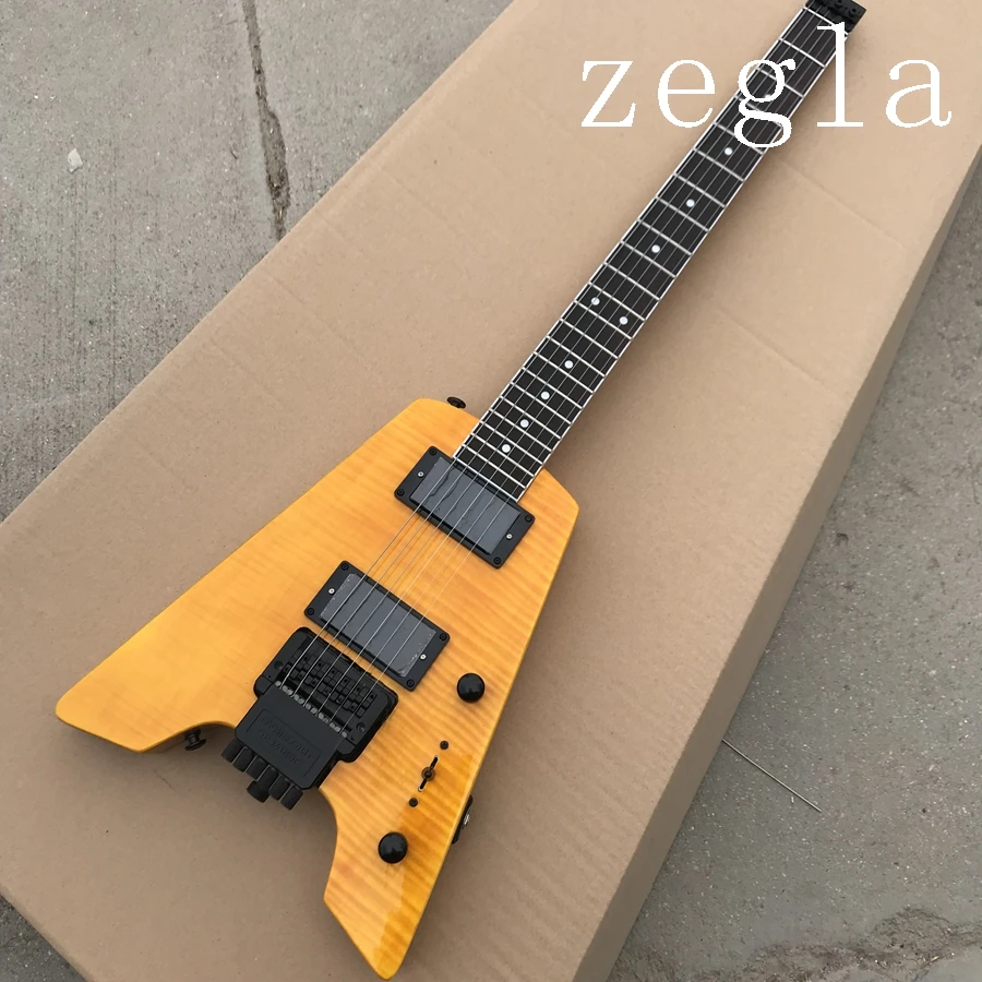 

2019 New + Factory + 6 strings Strandberg headless electric Guitar with floyd tremolo headless guitar free shipping guitar