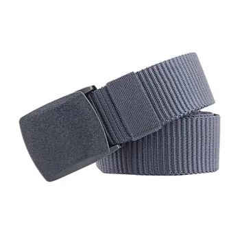 

Men Women Automatic Fashion Nylon Belt Buckle Fans Canvas Belt Casual canvas belt outdoor alloy automatic buckle men's belt 7.24