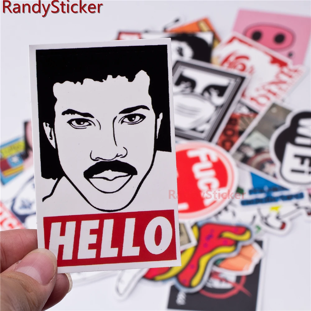 50 pcs Funny Stickers on Suitcase Home Decor Phone Laptop Covers DIY