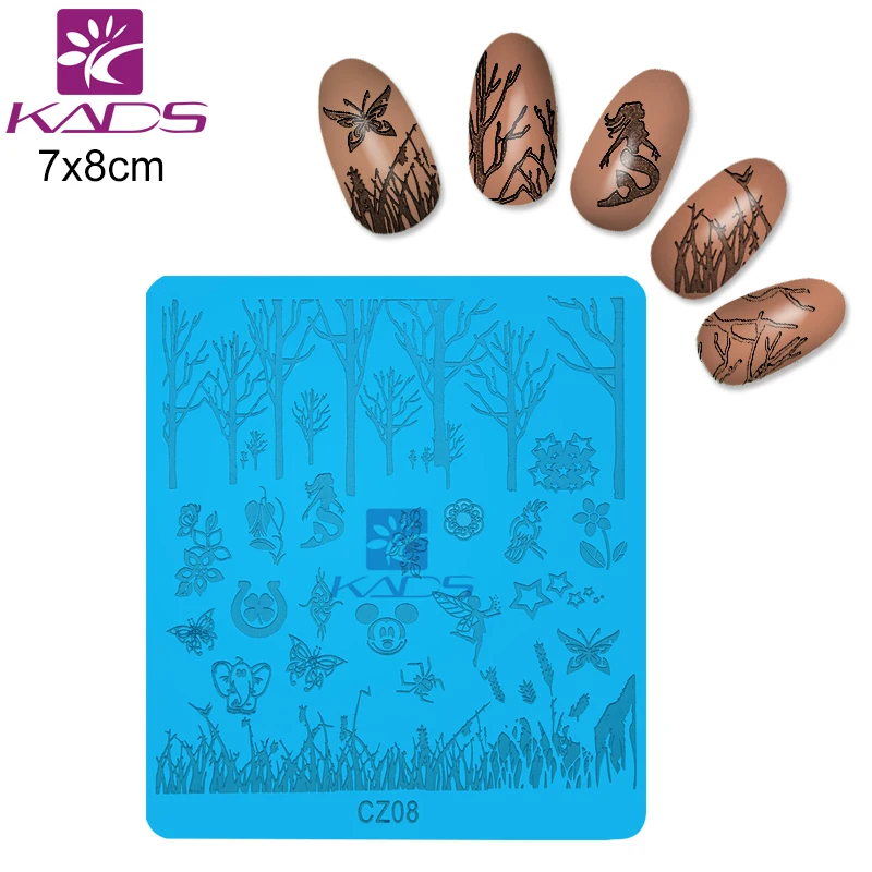

KADS Animal Nail Stamp Nail Art Stamp Stamping Template Plates Nails Stamp Template Image Plate DIY