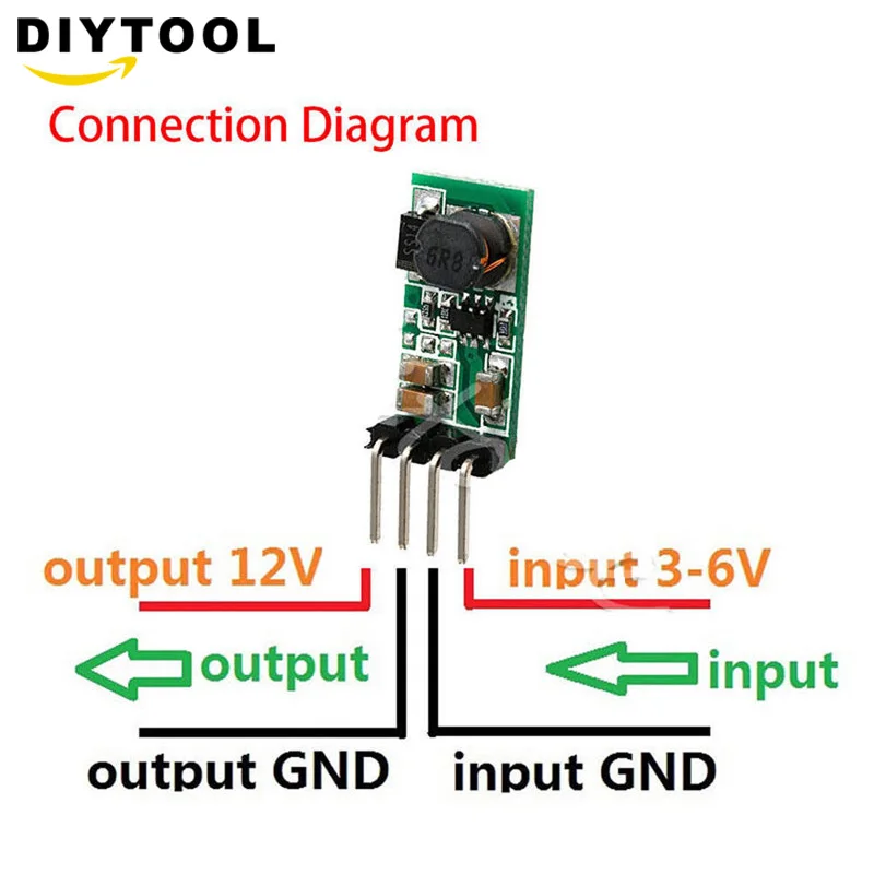 Повышающий внешний регулятор напряжения для Arduino 3 В постоянного тока 7 в 5 6 до 12