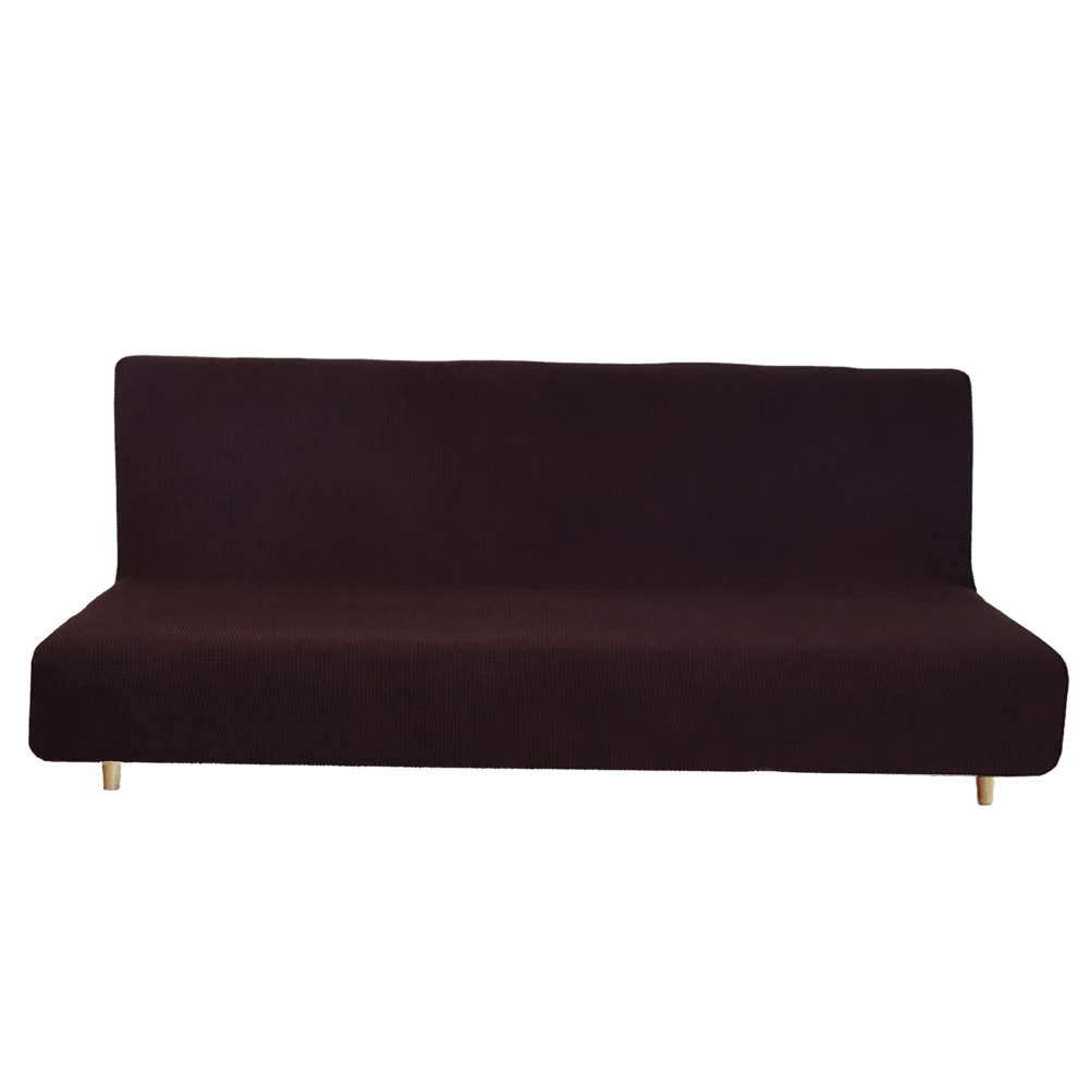 Универсальный твердый анти-грязный черный без рукавов диван Чехлы для гостиной эластичные покрывала на диван-кровать эластичный диван-кровать Чехлы