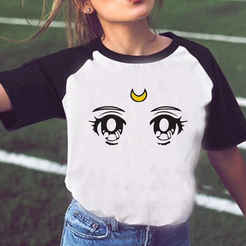 

Newest Sailor Moon Shirt women t-shirt harajuku japanese anime Sailor moon clothes t shirt female cute kawaii tshirt summer tops