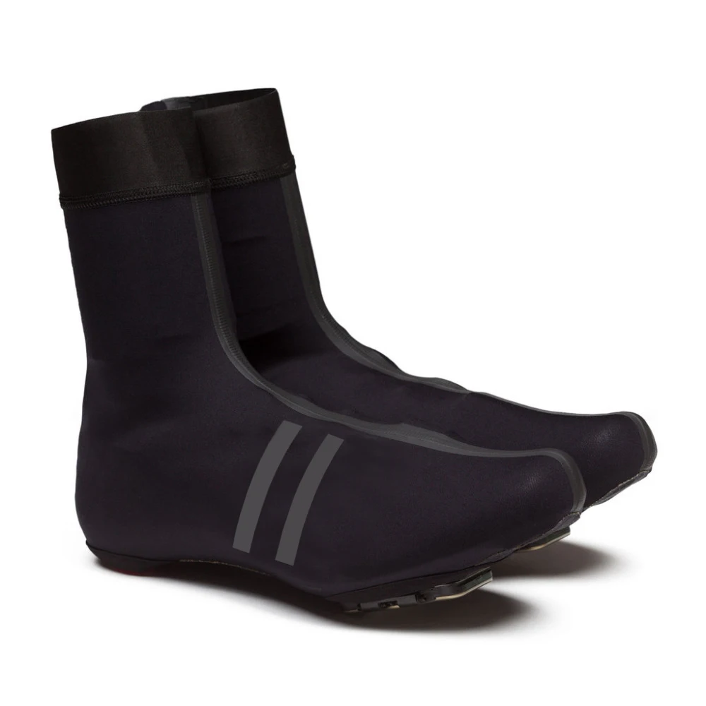 melhor SPEXCEL NOVO softshell Reflexivo PRETO pro team Galochas De Chuva Corrida leve sapatos cobrir para condições de frio e úmido