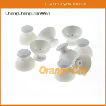

ChengChengDianWan White 3D Analog Mushroom Cap Thumbstick Joystick Caps Shell Cover for Wii Controller 50pcs/lot