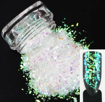 

50g/pack, 18 Colors Choices! Glitters Irregular Sequins Nail Art Glitters Paillettes Powder Flakes Slices Decoration