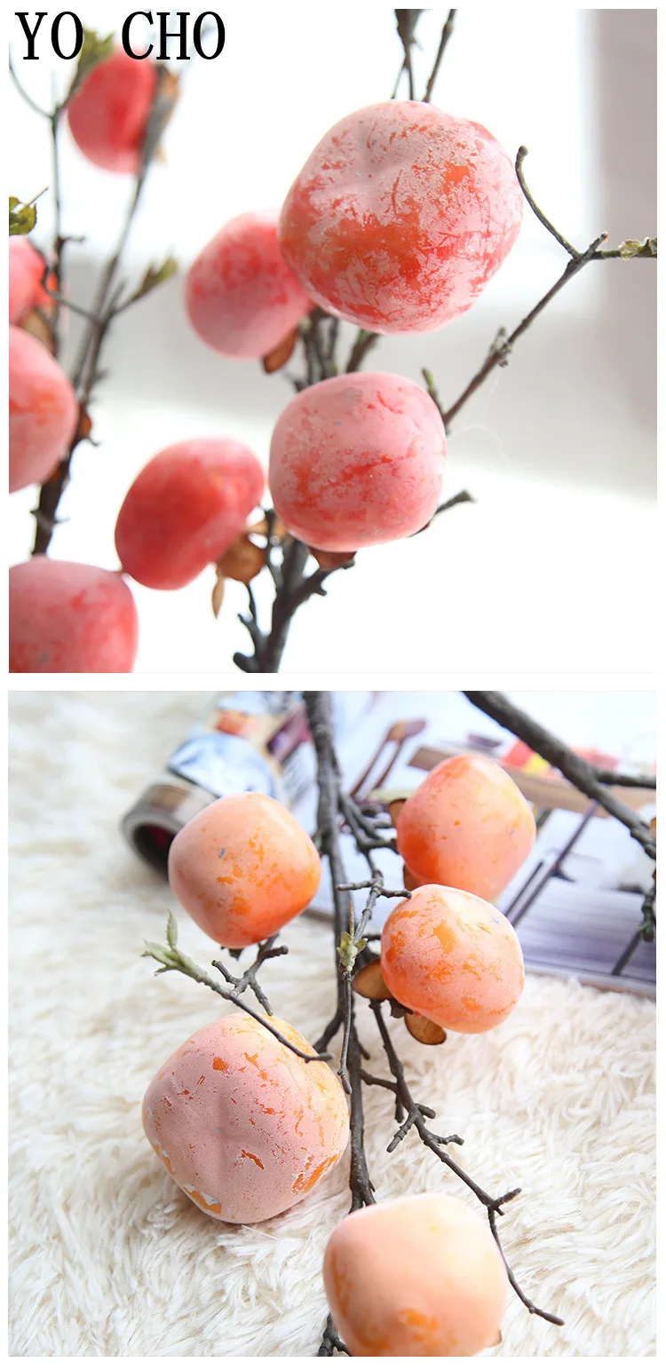 Persimmon fruit simulation flower8
