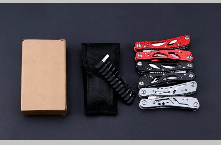 

New multifunctional pliers with screwdriver set pocket folding hand tools survival knife hunting portable outdoor multi-tool