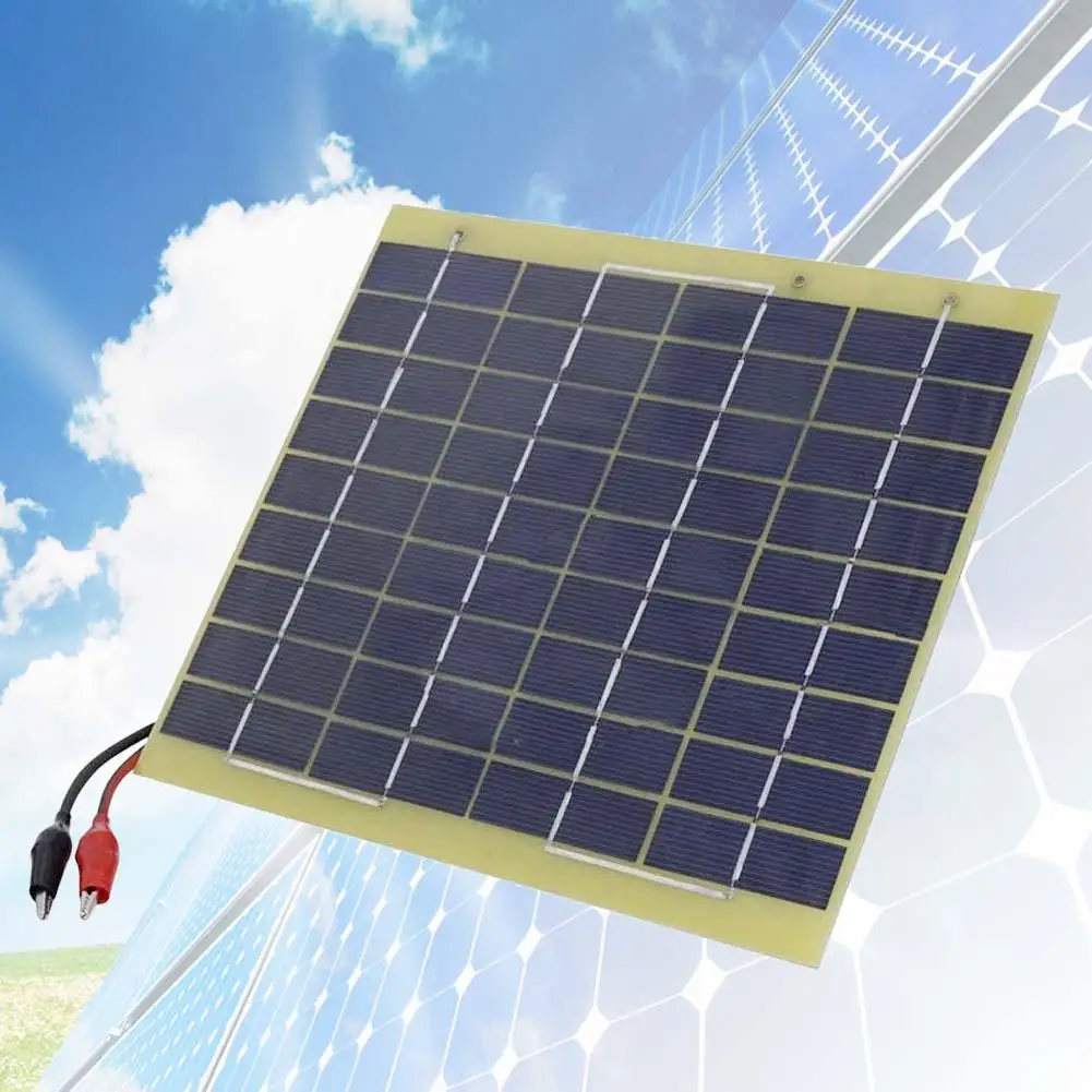 Solar Cell Panel 5 Watt 12Volt For Car Battery Trickle Charger Backpack