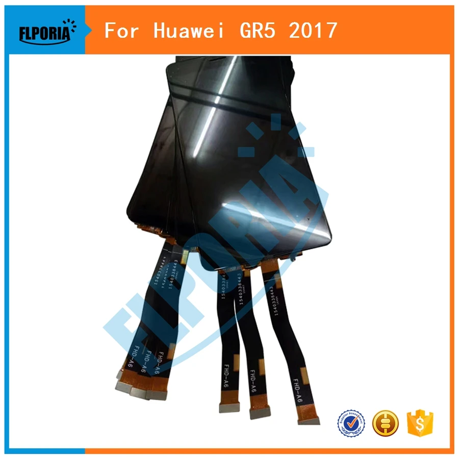

New arrival For Huawei GR5 2017 BLL-L21 BLL-L22 LCD Display + Touch Screen Digitizer Assembly With Frame 5.5'' Black/White/Gold