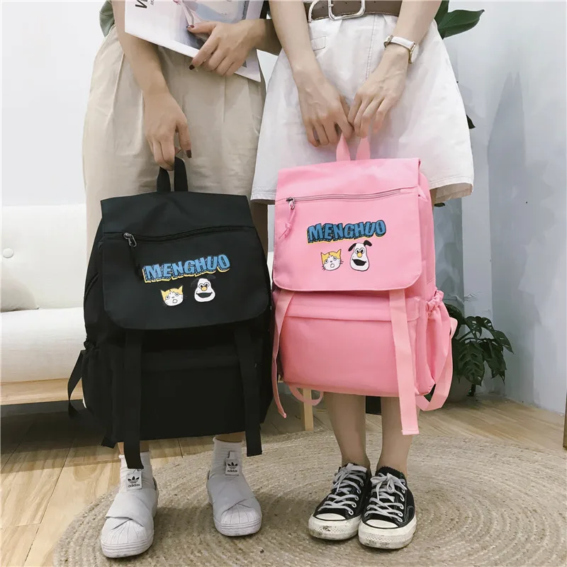 Menghuo Waterproof Nylon Women Backpacks Female Fashion Rucksack School Backpack for Girls Travel Bag Bolsas Mochilas Sac A Dos (7)