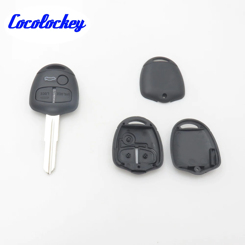 Cocolockey 3 кнопочный пульт дистанционного управления чехол для ключа подходит Mitsubishi