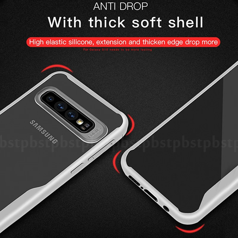 Чехол для телефона Samsung Galaxy S10 S9 Plus S10e M20 M30 M10 A70 A50 A40 A30 A20 A10 A40S Роскошный прозрачный