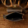 Original Leather Male Casual Vintage Design Shoulder Messenger bag Multifunction Fashion Belt Waist bag Summer Phone Pouch 6402 ► Photo 3/6