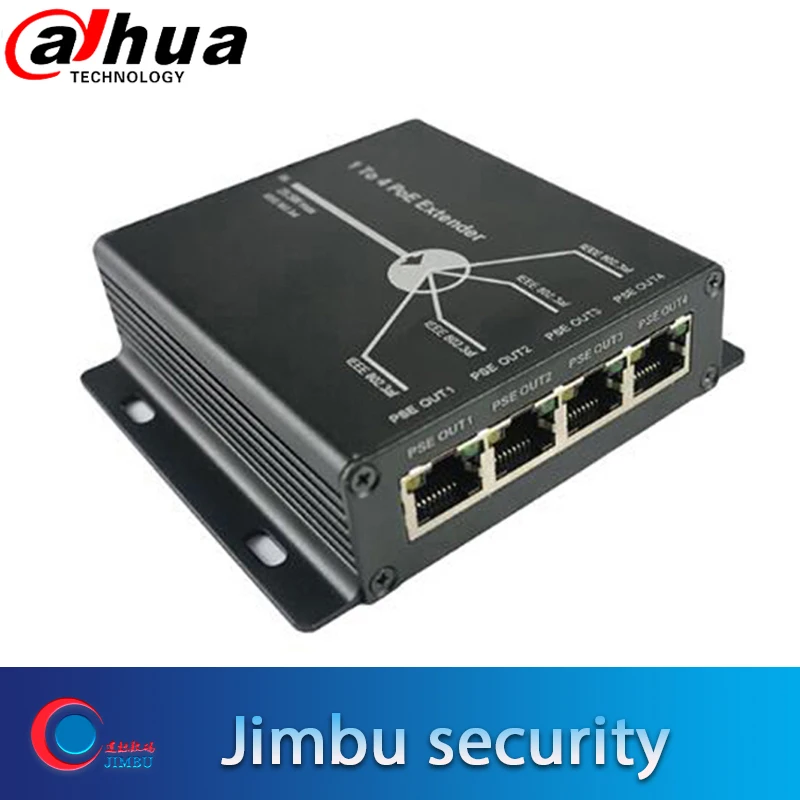 10/100M mini 4 Ports POE Extender 25.5W Extend 120 Meters IEEE802.3af Network Devices Plug-and-Play cctv ccessories | Безопасность и