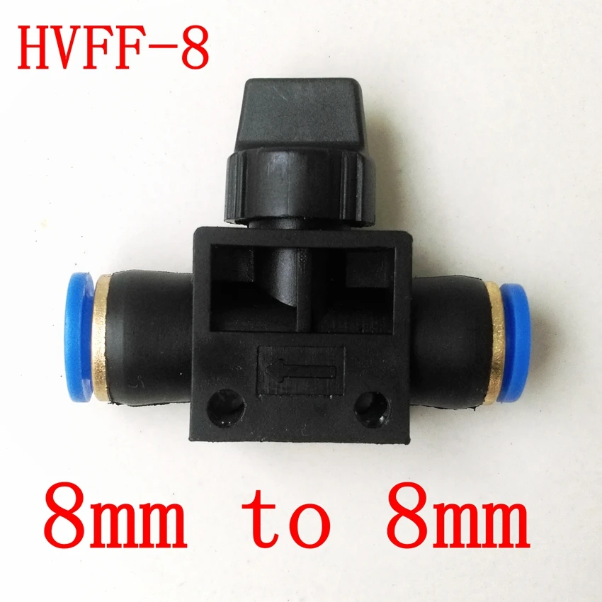 Specification: HVFF-4 KTS 1PC Air Pneumatic Hand Valve Speed Controller HVFF-4 HVFF-6 HVFF-8 HVFF-10 HVFF-12 Rapid Push in Quick Pipe Fittings Connecter Specification: HVFF-4 KTS 1PC Air Pneumatic Hand Valve Speed Controller HVFF-4 HVFF-6 HVFF-8 HVFF-10 HVFF-12 Rapid Push in Quick Pipe Fittings Connecter