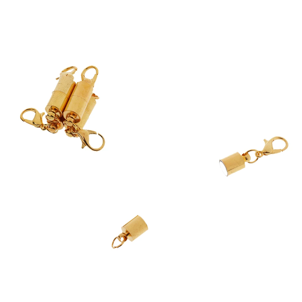 10pcs Magnetic Lobster Clasps Cylinder Magic Clever Clasp Converter Connector DIY Jewelry Making