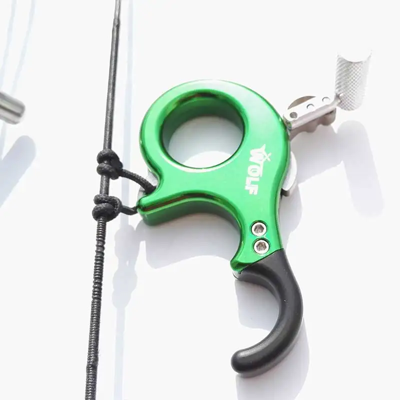 Tiro com Arco Liberação do Gatilho Ajustável ao ar Composto Arco Liberação Aids 3 ou 4 Dedo Polegar Aperto Livre Caça Tiro Acessórios 1 pc 3 Cheap Arco e flecha