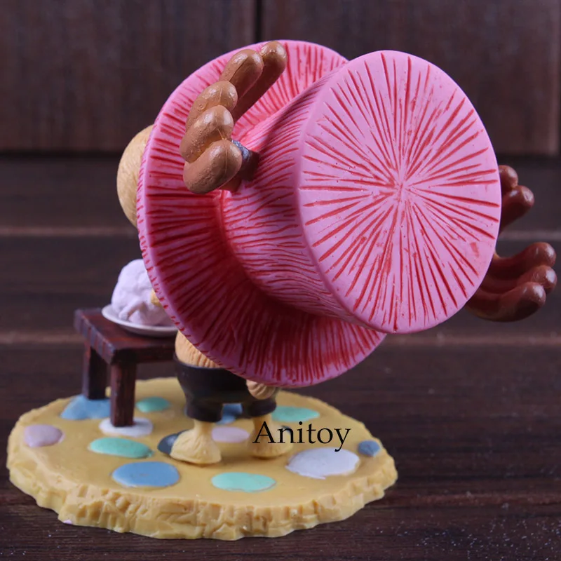 Одна деталь аниме фигурку Happy Тони Чоппер ПВХ Коллекционная модель игрушки 9 см