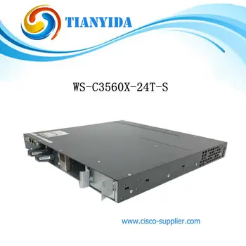 

WS-C3560X-24T-S Catalyst 3560X Fiber Optic Network Data Switch IP Base