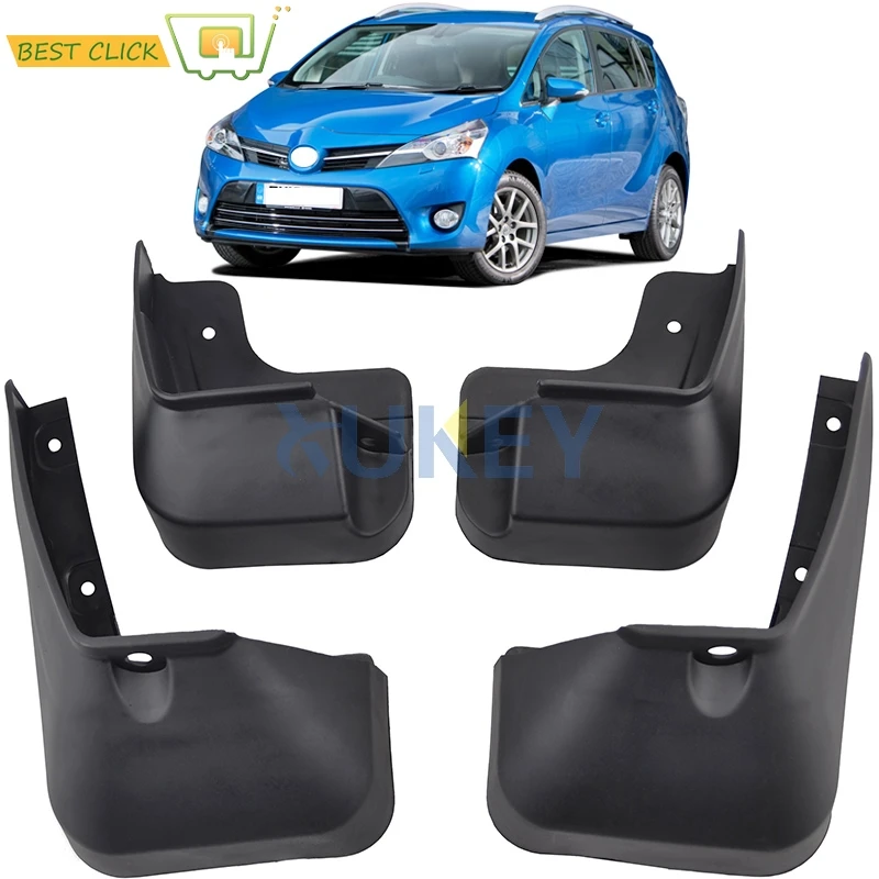 Комплект автомобильных брызговиков Toyota Verso 2009-2018 брызговики крыло 2010 2011 2012 2013 2014