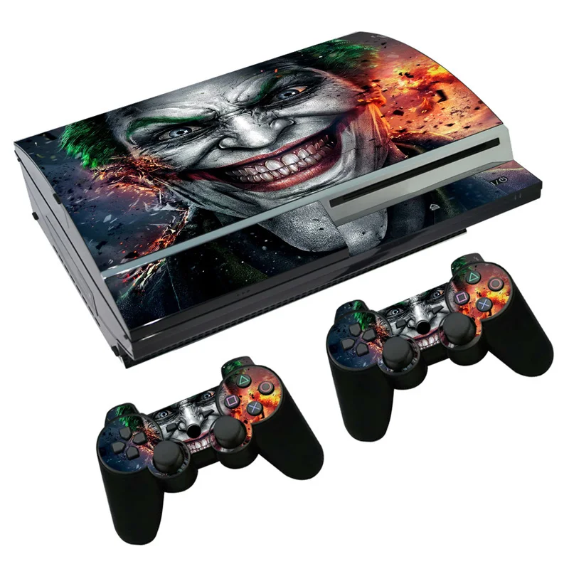 

Hot sale product the joker designs skin sticker cover decals For PS3 Fat console