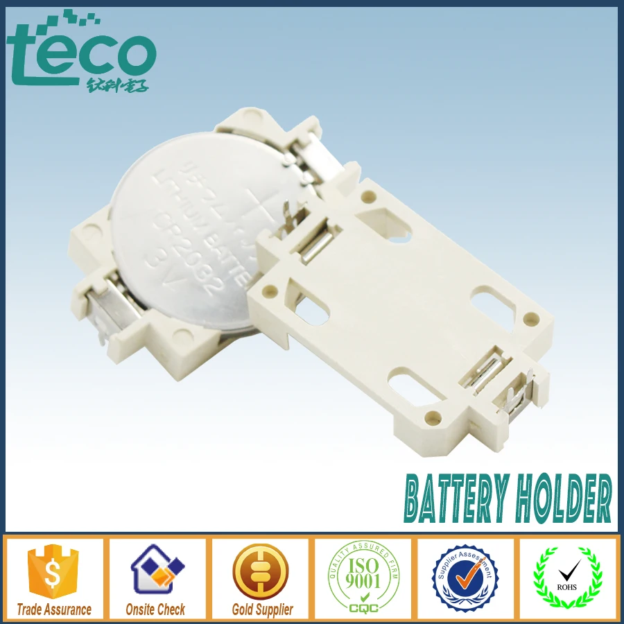 

5PCS CR2032 Battery Holder Button Cell Socket Case Plastic Box TBH-CR2032-11