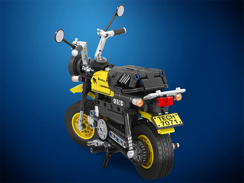 Горячая техника 1:6 масштаб мини мотоцикл строительный блок assemable модель мотоцикл кирпичи игрушки коллекция для мальчиков подарки