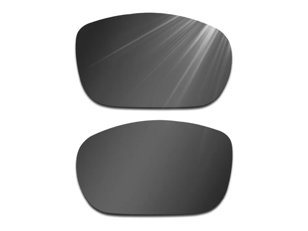 Glintbay 2 пары поляризованных солнцезащитных очков замена линз для Окли TwoFace Стелс черный и серебристый титан