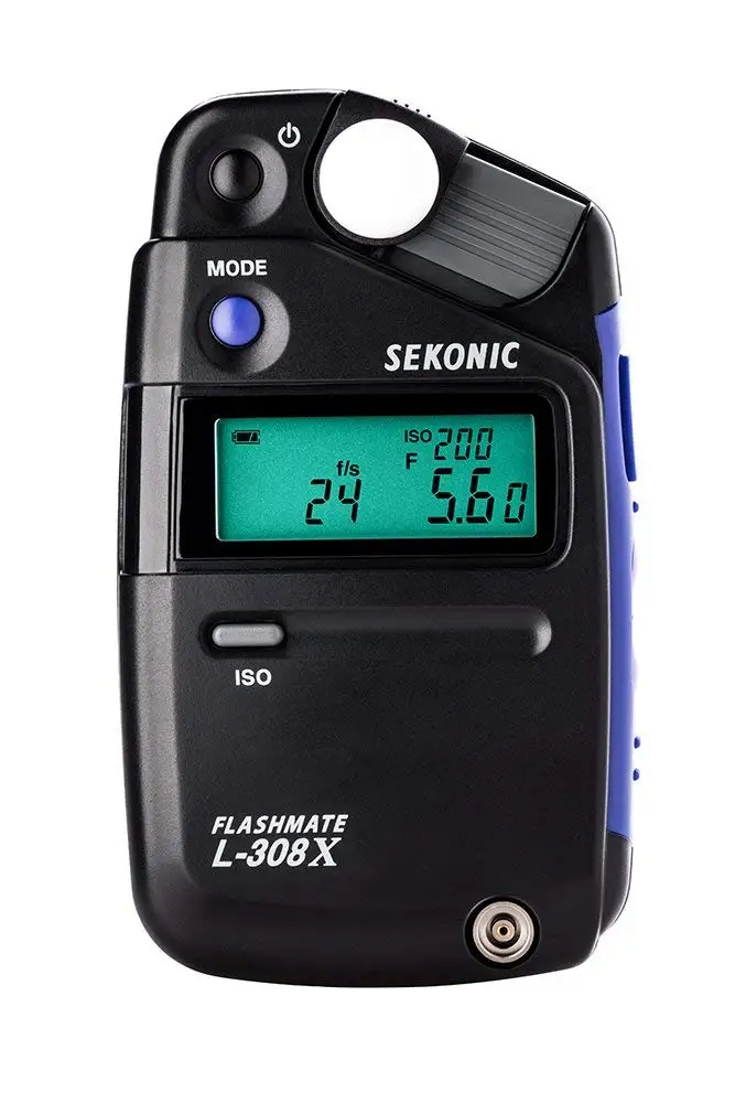 Sekonic FLASHMATE L308X фотографы и кинопроизводители измеритель экспозиции черный/синий CD50