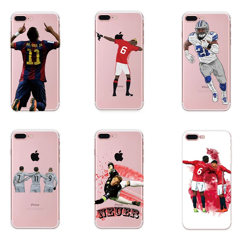Sports Man Clear Soft Phone Case Cover For iphone 8 Plus 6 6S 7 7Plus