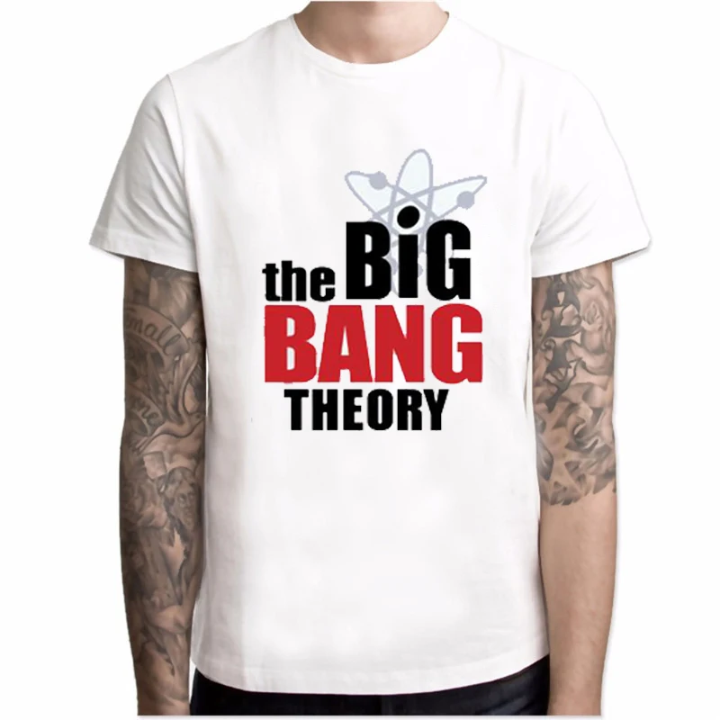 Футболка мужская футболка с надписью «Big Bang Theory» для мужчин, новинка, футболка Шелдон, мужские Забавные топы с миньонами, модные футболки с круглым вырезом в стиле Харадзюку