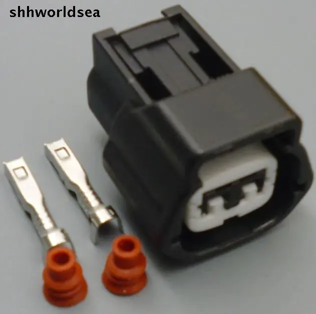 Shhworldcsea 10/50/100 комплектов 2pin разъемы топливного инжектора отрезок провода для Nissan