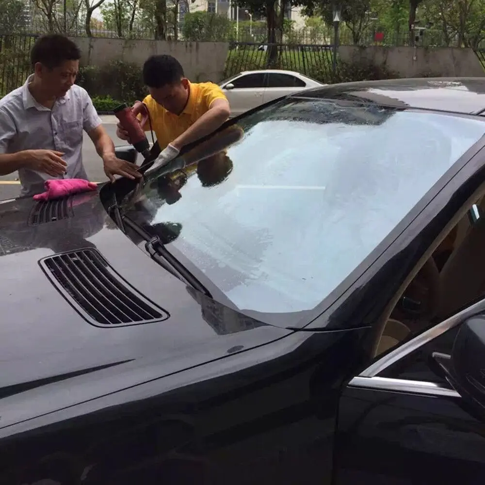 US $64.89 1525m 60x196 2mil Nano Ceramic Film Solar Tint Film Light Blue Car Window Tint 98 Heat Reduction 99 AntiUV Window Film