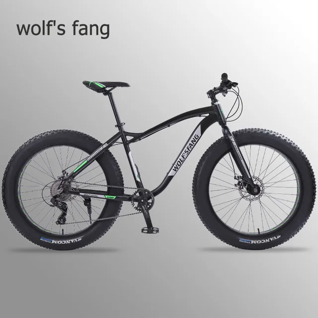 Wolf's fang Новый велосипедный горный велосипед 26 дюймовая Толстая велосипедная 8 скоростей Fat Tire снежные велосипеды Man bmx mtb дорожные велосипеды бесплатная доставка