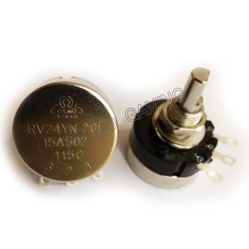 10pcs/lot RV24YN 20F 5K potentiometer Round the racing steering wheel