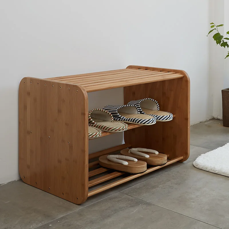 Popular Ottoman Storage Box-Buy Cheap Ottoman Storage Box Lots ZEN'S BAMBOO Shoes Cabinet Shoes Storage Box Chair for changing shoes Bamboo stool Wooden ottoman - Popular Ottoman Storage Box-Buy Cheap Ottoman Storage Box Lots
