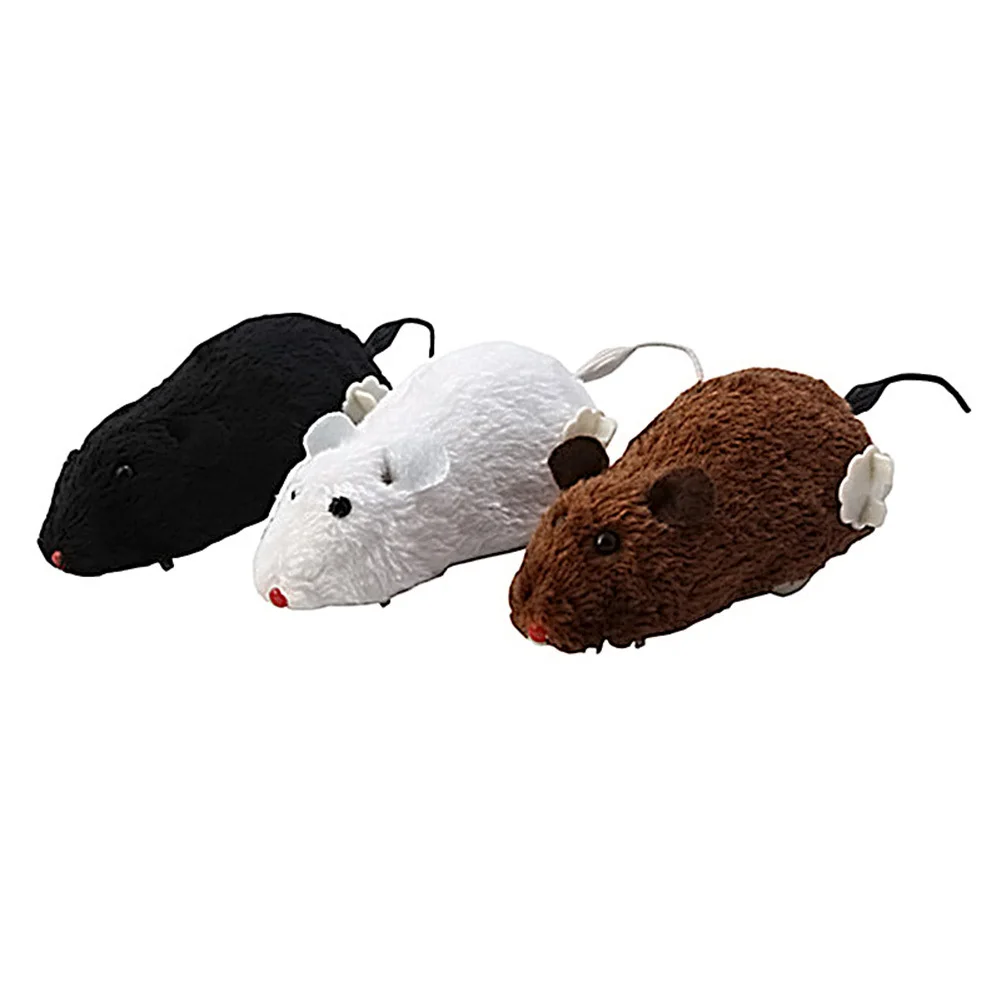 Cat Teaser Cat Toys Simulation Plush Mouse Spring Twist Rat Mouse Mice Toy For Pet Cat Mouse