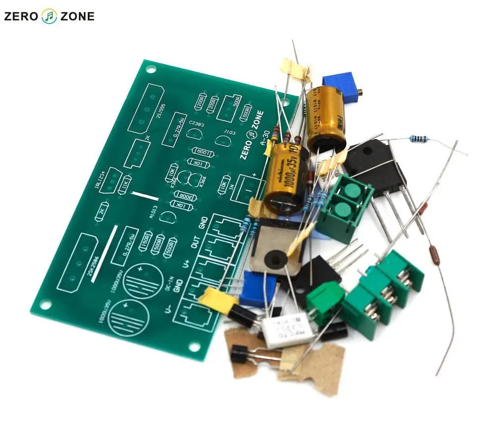 ZEROZONE A30 mono FET Class A Power amplifier kit 30W MOSFET Amp Kit
