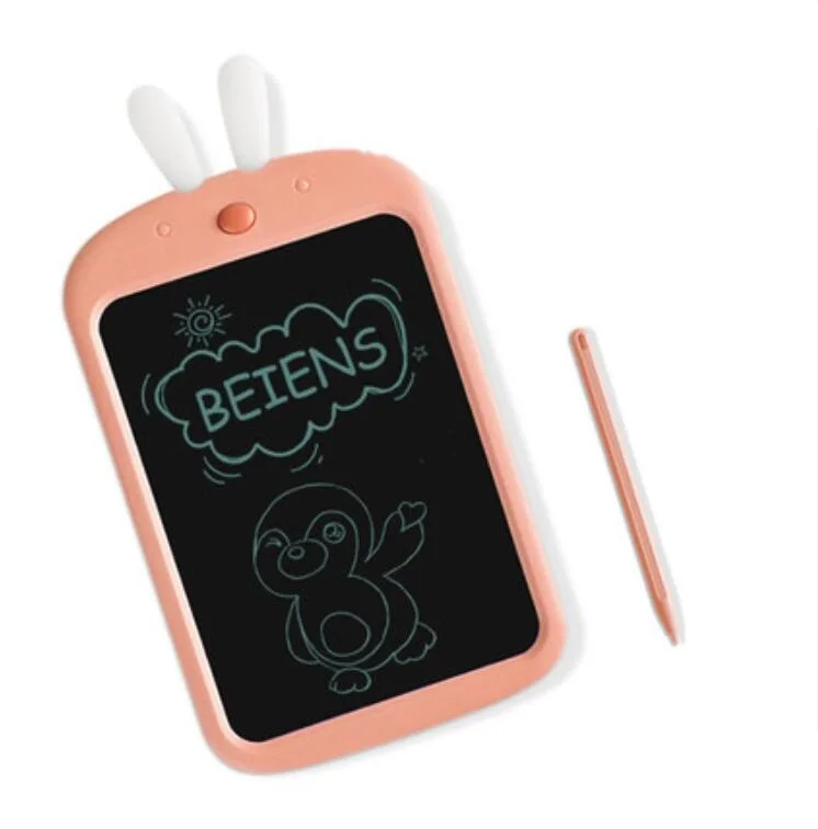 Beiens 8,5 дюймовые игрушки для рисования, детская доска, планшет, стирающийся ультратонкий электронный планшет, мягкая резиновая детская развивающая игрушка - Цвет: Красный
