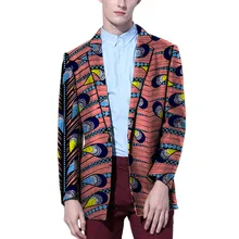 Африканский стиль моды мужской пиджак в африканском стиле Одежда новейшая модель пальто конструкции печать на хлопке, воске пиджаки для женщин женские туфли-лодочки