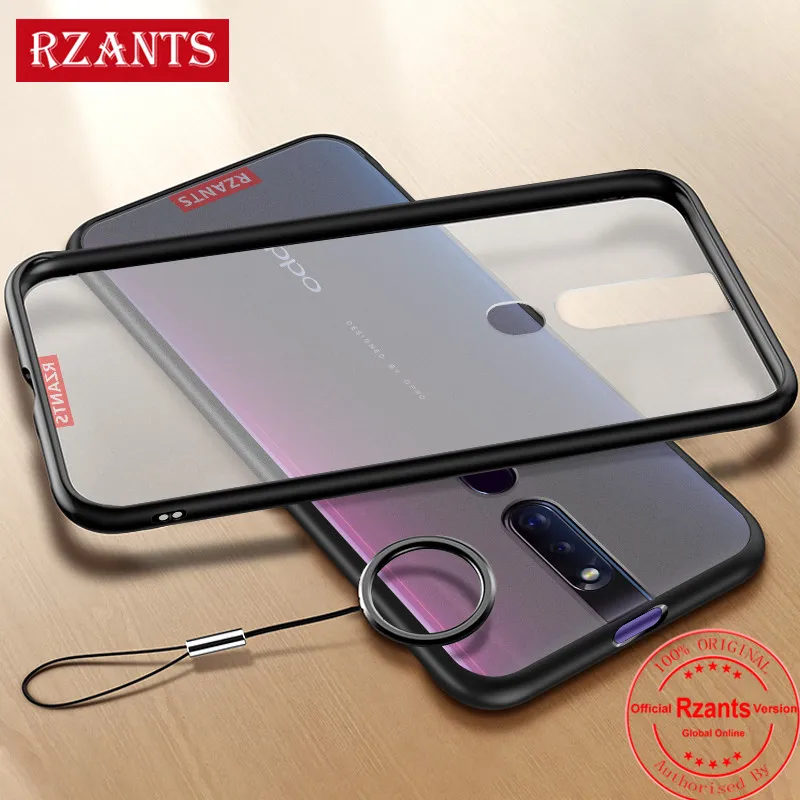 

Rzants Phone Case For OPPO F11 Pro Case Shockproof Frosted Translucent Hard Back Slim Thin Full Cover For OPPO F11 Pro