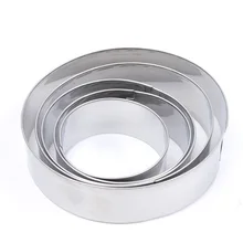 5 шт./лот пончик формочка для печенья из нержавеющей стали круглая форма для торта форма для печенья помадка резка Кондитерские резаки инструменты для выпечки