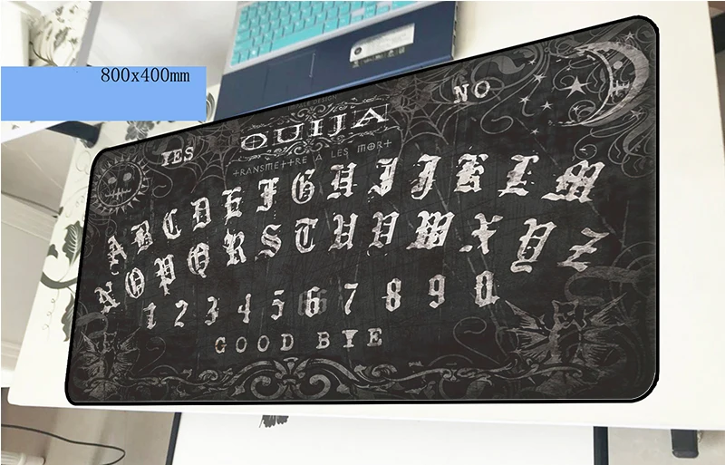 Ouija коврик для мыши 80x40 см самые дешевые коврики для мыши лучший игровой коврик для мыши геймер HD печать персонализированные коврики для мыши Клавиатура ПК коврик