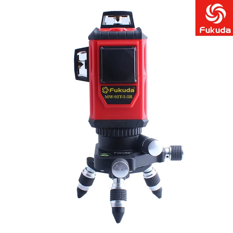 12Lines 3D MW-93T-3R Laser Level Self-Leveling 360 Horizontal And Vertical Cross Super Powerful Red Green Laser Beam