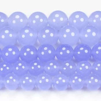 

Manmade Lavender Round Beads 15inch ,Wholesale For DIY Jewellery Free Shipping !