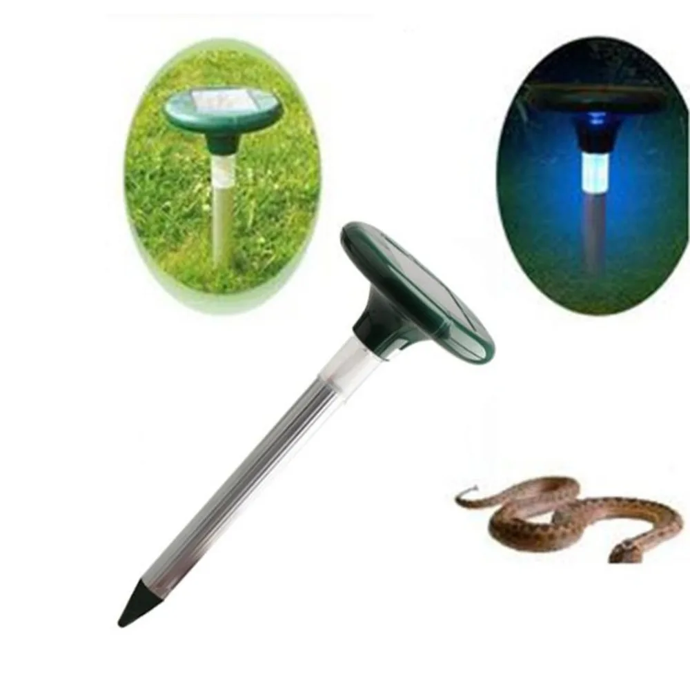 

2Pcs Eco-friendly Solar Power Outdoor Garden Yard Ultrasonic Sonic Mole Vole Snake Mouse Rodent Pest contorl Mosquito Repeller